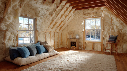 Naklejka premium Construction of net-zero energy building