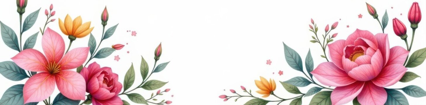 Watercolor floral bouquet, birth month blooms, bouquet, flower, clipart
