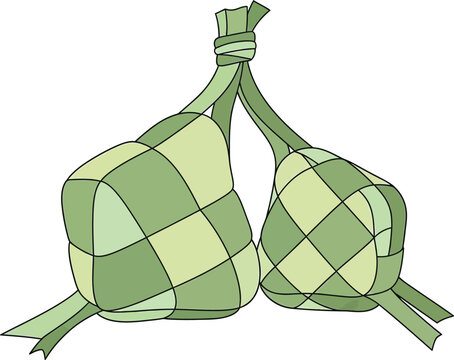 Illustration of Two Traditional Guatemalan Woven Zunil Tz'utujil Mayan Purses in Light Green Shades