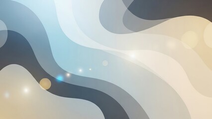 Modern abstract background with swirling shapes and lights