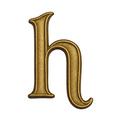 PNG Elegant gold letter illustration.