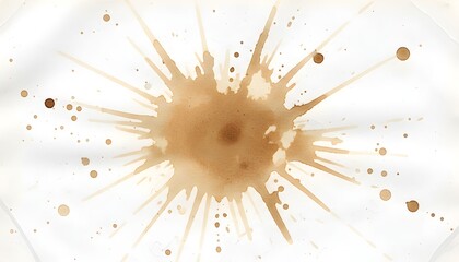 A macro illustration of a bright orange juice splash and paint texture forming a star pattern on a black glass background with a dandelion flower