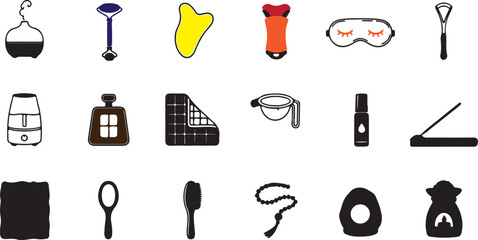 Obraz premium Collection of various objects and tools