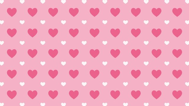 Cute pink hearts pattern background for Valentine's day, mother's day and wedding.
