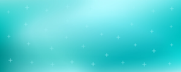 Plus hospital pattern background with smooth teal gradient