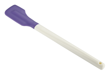 Silicone spatula for cooking in the kitchen isolated on a transparent background. Full depth of field. PNG.