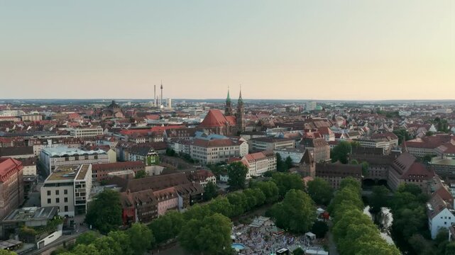 Drone Shot of Nuernberg City.
Filmed with Mavic 4 Pro and Color Graded to Rec709