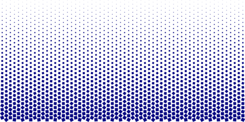 Dark Navy Blue Halftone Square Pattern Background, Professional Geometric Tiling Vector for Executive Presentations