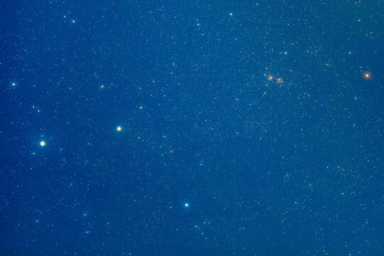 Star Map of between Cassiopeia and Perseus and Guide: How to find Deep Sky Object "Double Cluster"