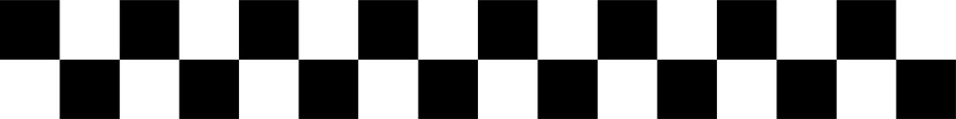 Obraz premium Geometric Black and White Checkered Background with Symmetrical Square Pattern