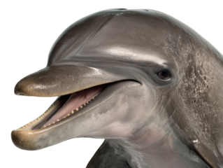 Cheerful Dolphin Close-Up 