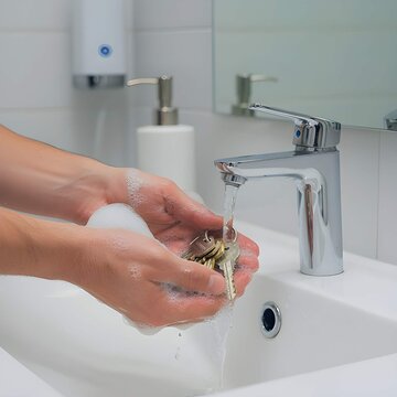 Obsessive thoughts about contamination often compel people with OCD to clean their belongings. Keys, for example, are a common item they feel the need to wash.