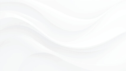 Obraz premium Abstract white wavy lines background design element for graphic resources and templates