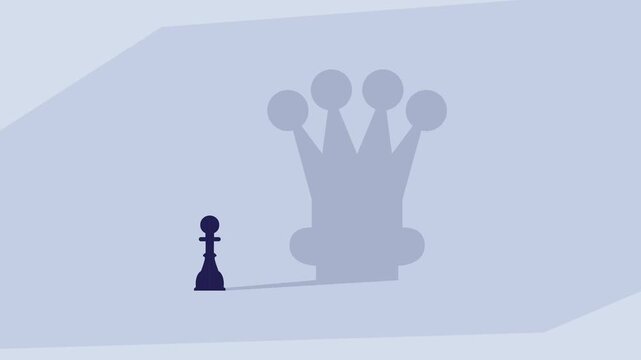 Pawn Casting Queen Shadow: Potential, Ambition, and Career Transformation cartoon animation