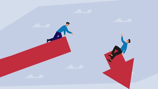Teamwork and Collaboration: Bridging the Gap in Business Strategy cartoon animation
