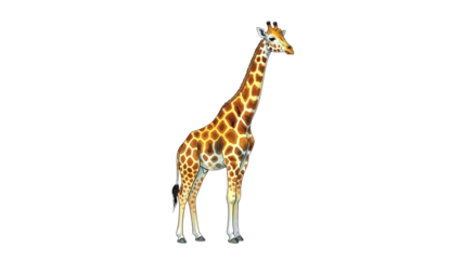 Gi is standing in the dark room with its head down and.