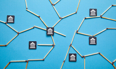 Banks financial transfer money. Banking. Business