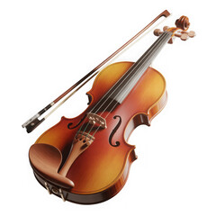 Fototapeta premium Acoustic Violin Background Removal Cut-out PNG