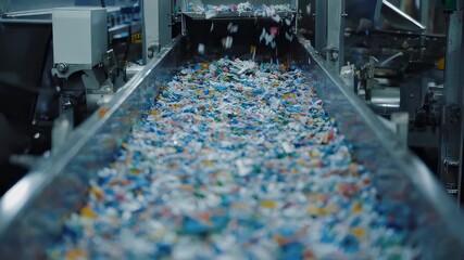 Innovative recycling and waste management solutions. In this video, we explore the latest advancements in recycling technology, focusing on efficiency and sustainability in waste processing and manage - Powered by Adobe