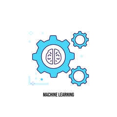 AI Chatbot icon in a modern flat outline style with vibrant gradient colors. Designed with a clean, minimal, and consistent look, these icons are perfect for technology websites, mobile apps