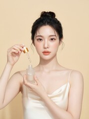 Natural Beauty Routine with Soft Makeup
