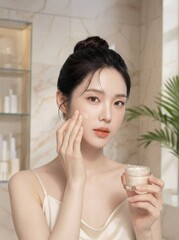 Natural Beauty Routine with Soft Makeup
