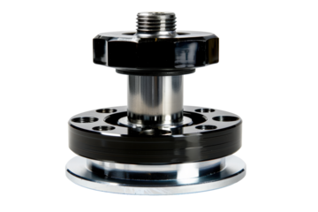 Industrial Metal Component Isolated on White