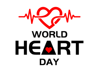 World Heart Day concept illustrate with heart and pulse to become aware of heart health. World heart day poster for health awareness vector illustration.