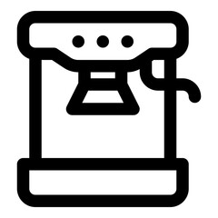 coffee machine outline icon