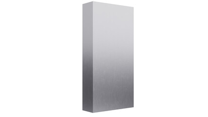 Fototapeta premium Tall Blank Product Box on Transparent Background