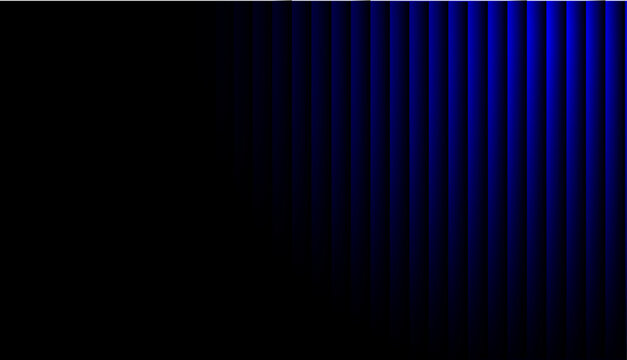 A dark background with blue light shining through vertical lines