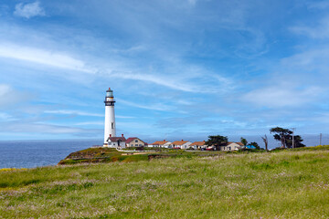 pigeon point lighthouse at highway no 1 in California