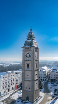 Winterliche Stadtansichten von Enns