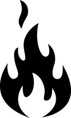 vector illustration of a flame