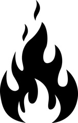 Vector illustration of a fire flame
