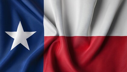 Series Of Ruffled Flags State Of Texas