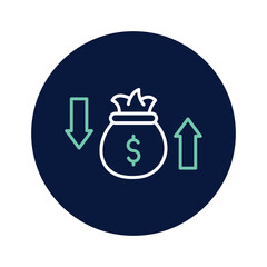 Profit And Loss vector, pixel perfect, illustrator file 
