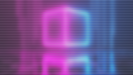 Vibrant horizontal gradient background with pink and blue stripes