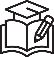 A metal graduation cap vector icon and diploma illustration serve as a business symbol and steel sign object for office clip art