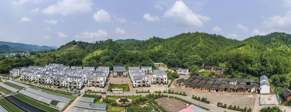 Ganzhou Rural Revitalization Aerial View, Jiangxi Province