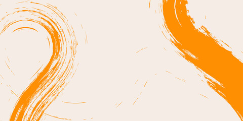 Dynamic Diagonal Brush Stroke Banner with Hand-Drawn Grainy Texture and Distressed Vintage Edges