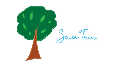 Save trees icon picture image green color brown reusing earth day branch forest environment planet growth ecology sustainable ecosystem recycling development earth day save tree biology international 
