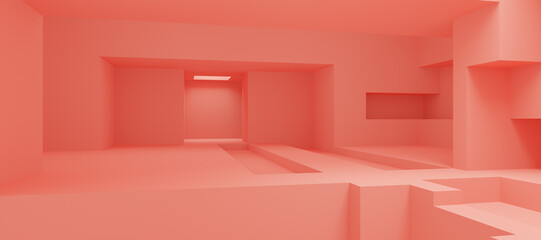 Abstract Architecture. 3d Render © neurostructure