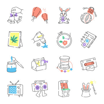 Pack of Hand Drawn Creative and Fun Illustrations 

