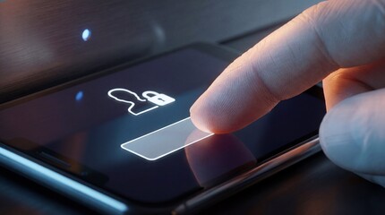 Secure Login Fingerprint Authentication on Mobile Device