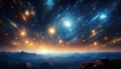 a serene view of a distant star cluster with tightly packed stars glowing brightly