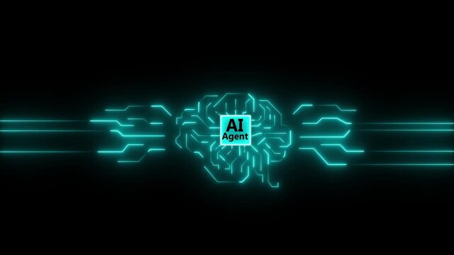 Multi agent AI systems concept on transparent background. AI driven solutions streamline workflows, decision automation and daily task optimization for repetitive work and modern technology