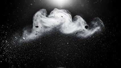 A high-resolution overhead shot of a diverse business team collaborating on a creative project with colorful sticky notes and digital devices on a modern office desk