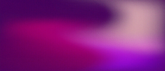 Obraz premium Abstract gradient background featuring transitions between purple, orange and yellow with a noise grain texture. Ideal for a variety of creative projects.