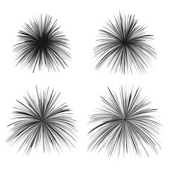 Fireworks vector set
